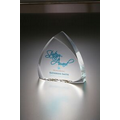 Lucite Rounded Triangular Embedment Award